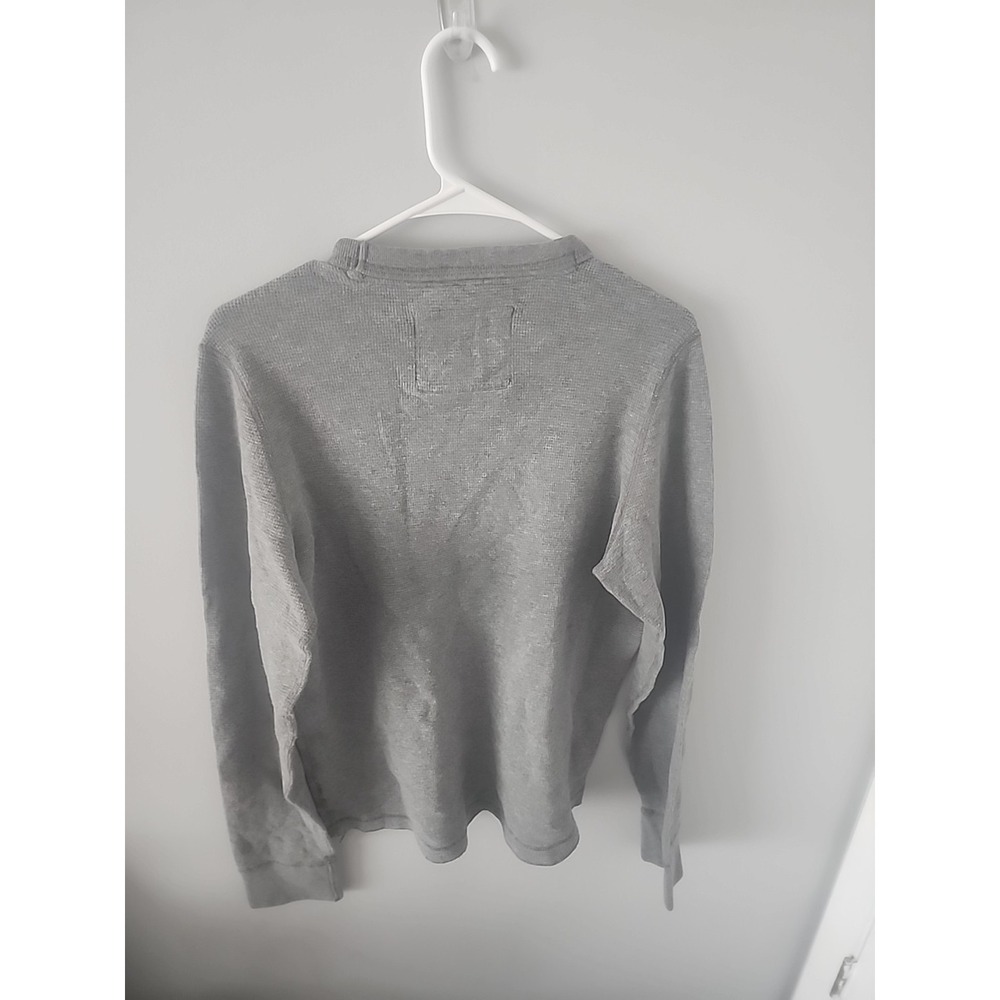 Y2K Abercrombie Fitch Muscle Shirt LS Waffle Mens XL Thermal Warm Layer - Picture 7 of 7
